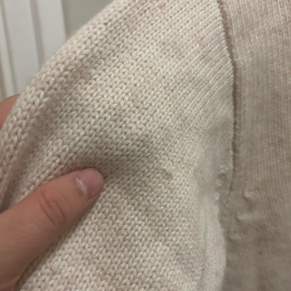 NAADAM Marled Cashmere Turtleneck Tunic Dress 90% wool/10% cashmere - Picture 9 of 12